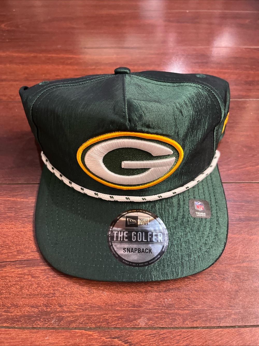 Green Bay Packers New Era The Golfer Team Rope Hat Snapback Cap Adjustable New